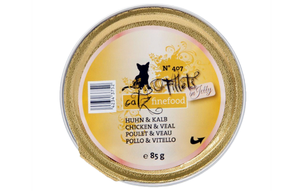 catz finefood: Fillets N° 407 – Huhn &amp; Kalb in Jelly