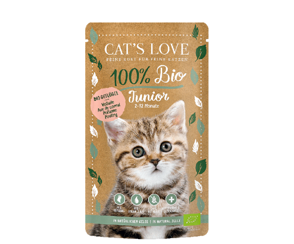 CAT&#039;S LOVE: (Kitten) Bio Geflügel