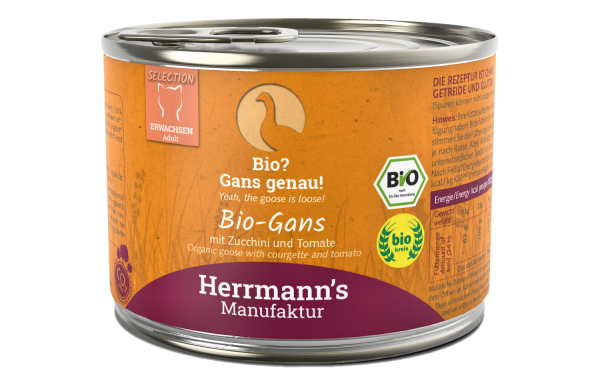 Herrmanns Bio Gans mit Zucchini &amp; Tomaten (Relaunch)