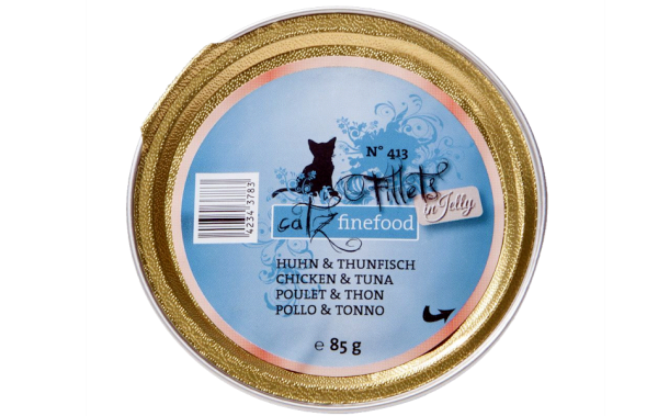 catz finefood: Fillets N° 413 – Huhn &amp; Thunfisch in Jelly