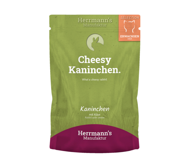 Herrmanns Kaninchen &amp; Käse im Pouch (Relaunch)