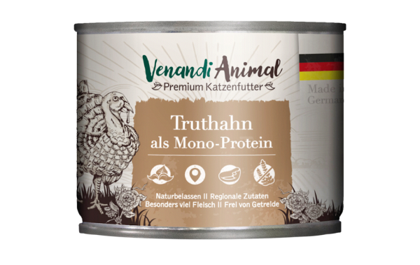 Venandi Animal Truthahn als Monoprotein