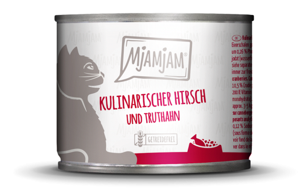 MjAMjAM kulinarischer Hirsch und Truthahn an frischen Cranberries