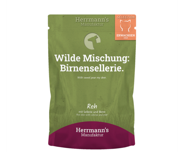 Herrmanns Reh mit Sellerie und Birne im Pouch (Relaunch)