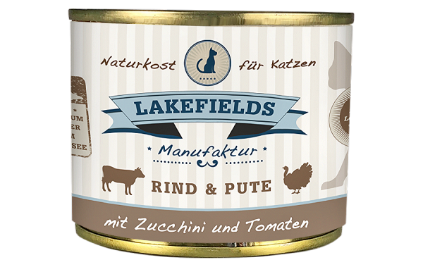 Lakefields Rind &amp; Pute mit Zucchini und Tomaten
