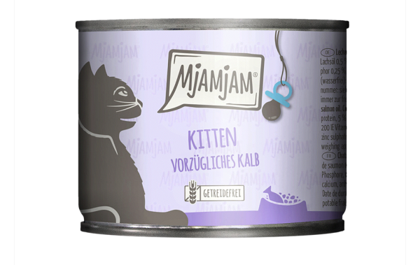 MjAMjAM (Kitten) - vorzügliches Kalb mit Lachsöl